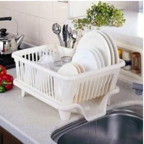 (SIÊU RẺ) Rổ úp bát có khay hứng thoát nước hàng dày đẹp