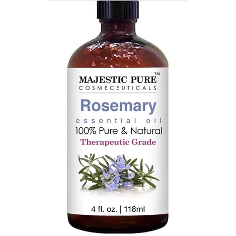 Tinh dầu hương thảo 100% tự nhiên Majestic Pure Rosemary Essential Oil 118ml USA