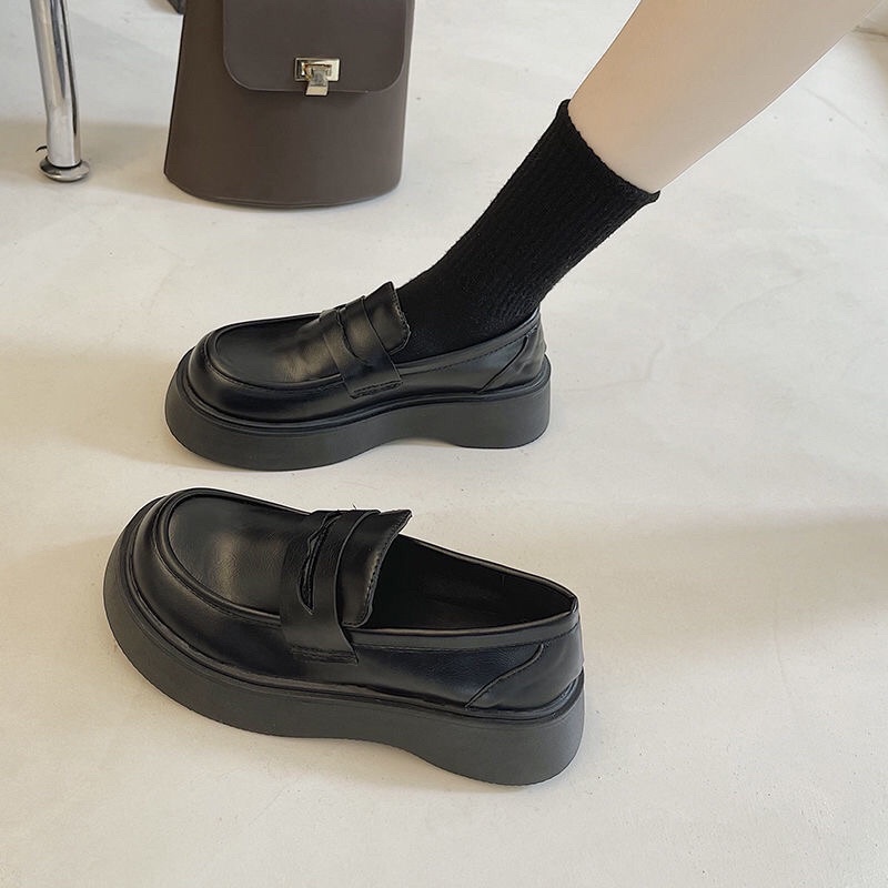 [ORDER 7-15ngày](SẴN TRƠN 36,37KIM LOẠI36) Giày Oxford Lolita cao 4.5CM phong cách thời trang trẻ cá tính kiểu BASSIC