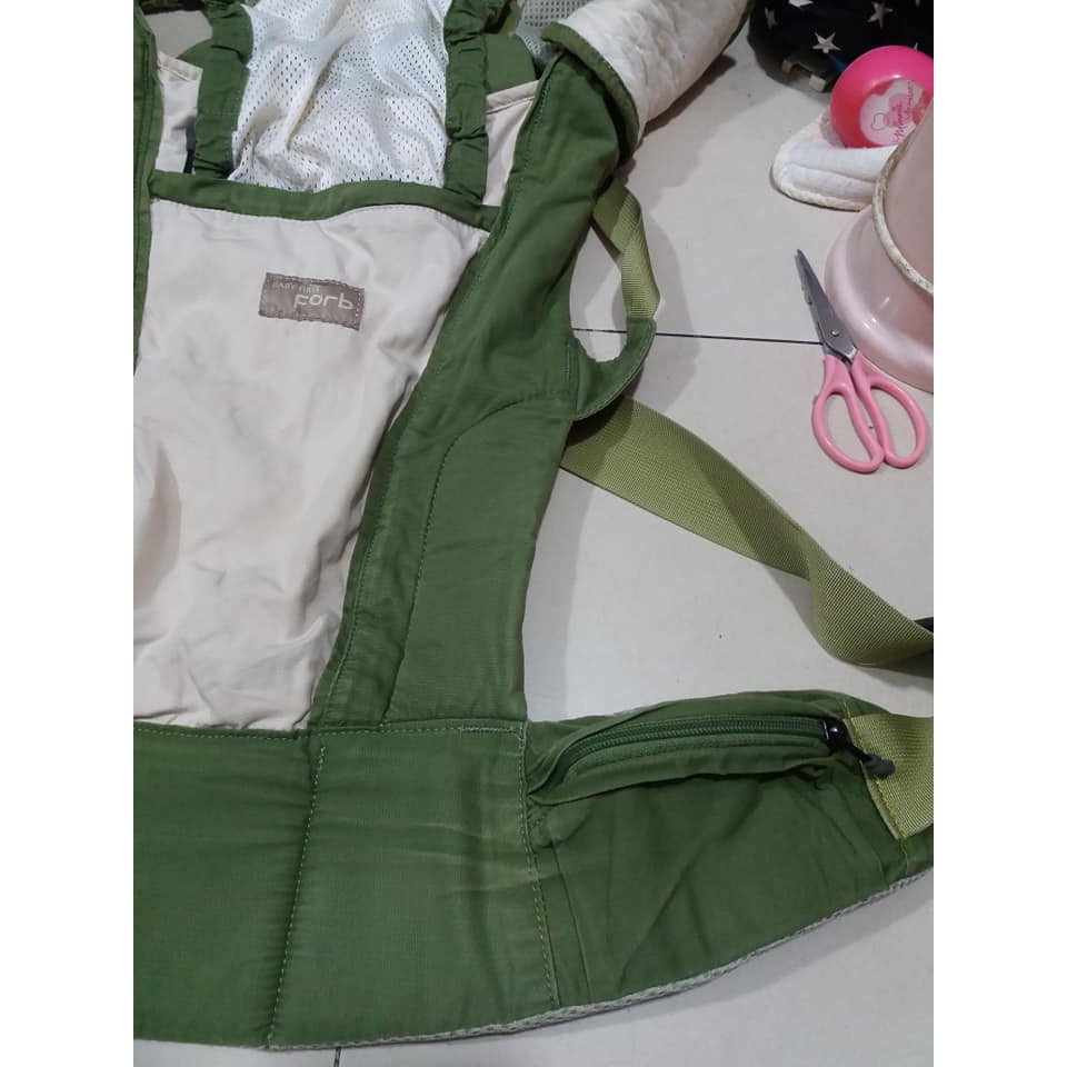 Địu trợ lực lưng lưói forb xanh lá cho bé ms10