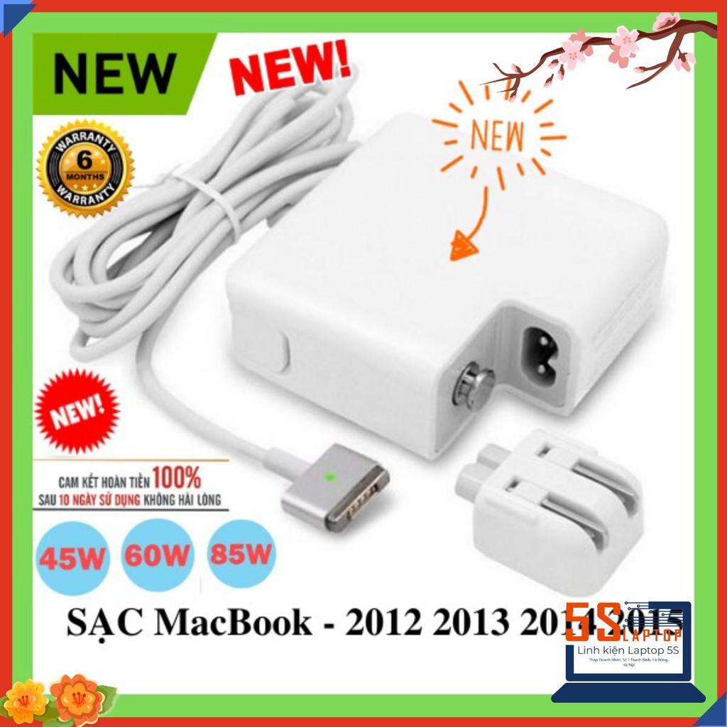 💥CAO CẤP💥Sạc macbook Air / Pro 45W 60W 85W chuẩn T 2012, 2013, 2014, 2015 – Cao cấp
