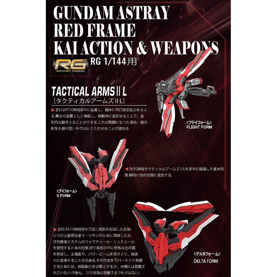 Mô hình lắp ráp RG 1/144 Technical Arm BTF ( chỉ là trang bị không kèm gundam)