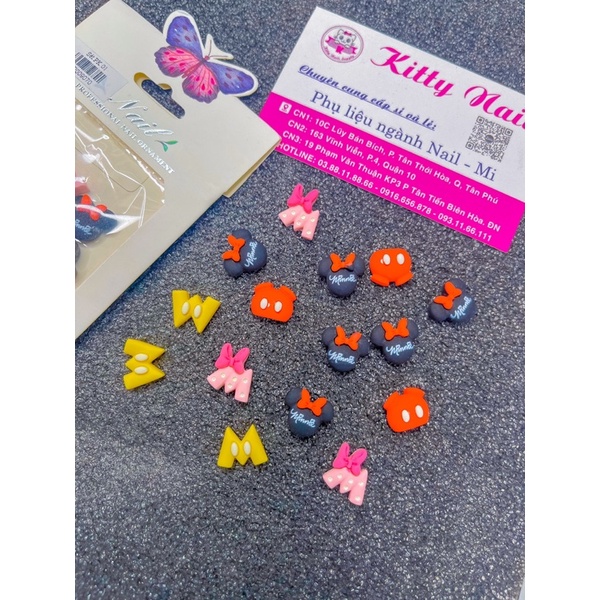 Charm nail gắn  móng, charm móng tay gắn móng  siêu hot với mẫu nơ và mẫu thú nhựa cute dễ thương hot hit hien nay.