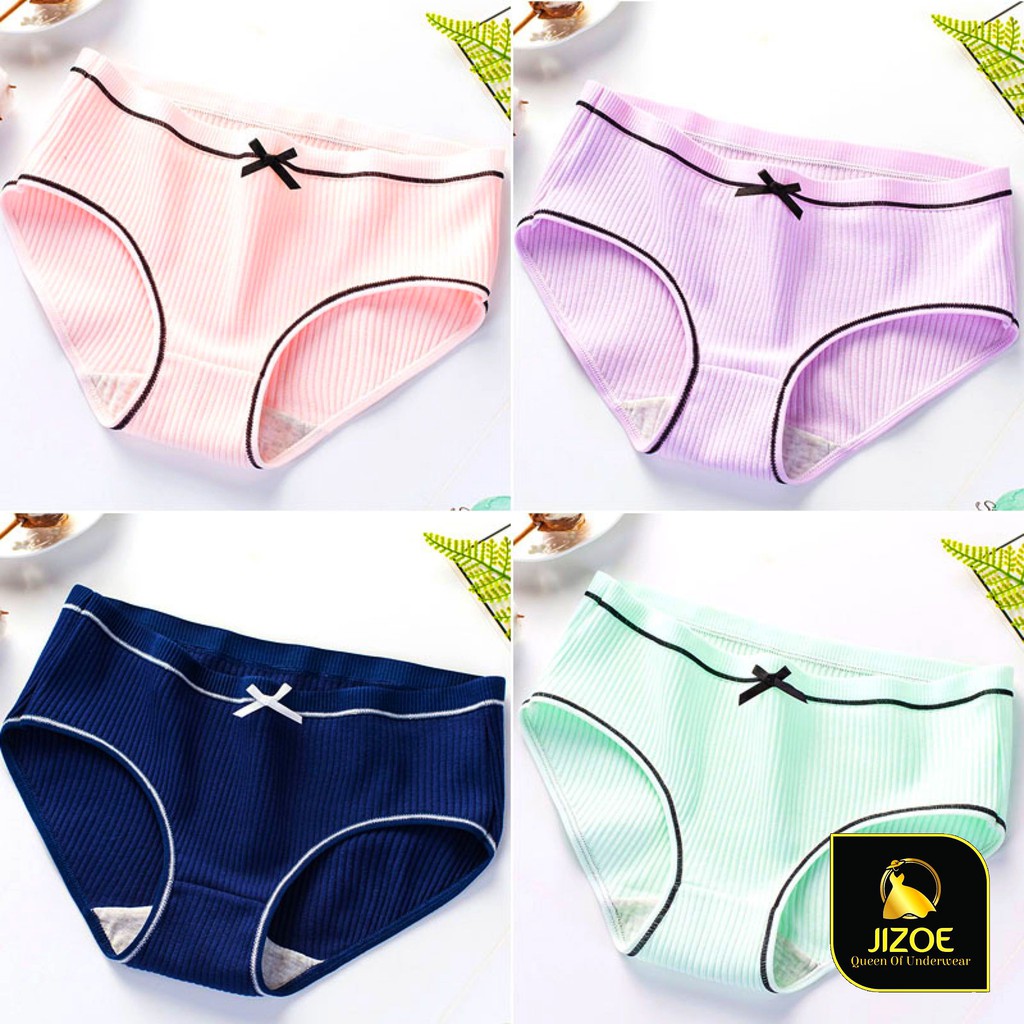 Quần lót nữ nơ dễ thương Cotton tăm tre Q105 thông hơi gợi cảm kháng khuẩn giá rẻ đẹp thời trang - CHILL HOUSE