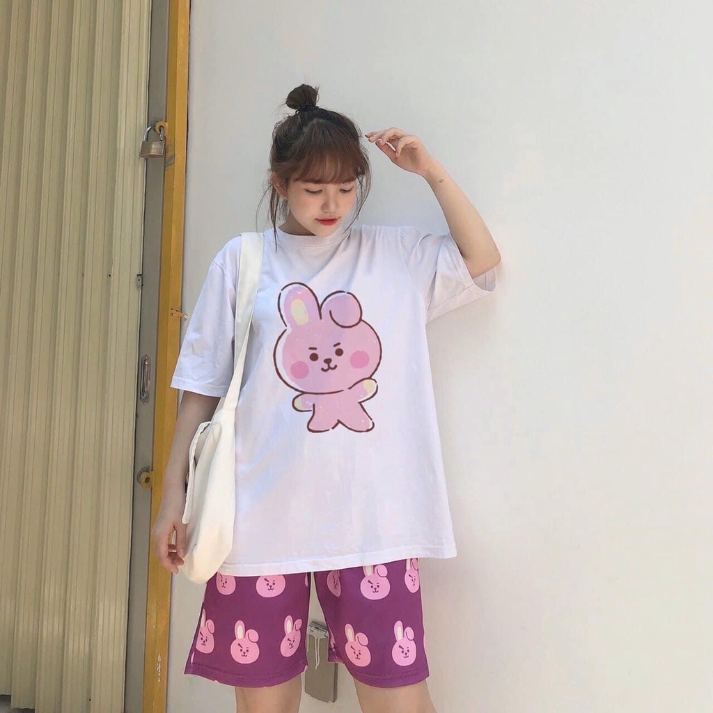 Quần dài jogger Bo chun cartoon SIB Clothing quần short hoạt hình unisex