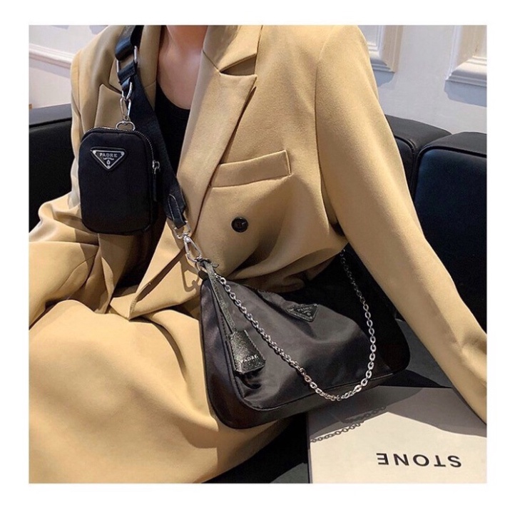 Túi đeo chéo dù PRa phong cách trẻ trung cá tính tặng kèm ví Windy.com