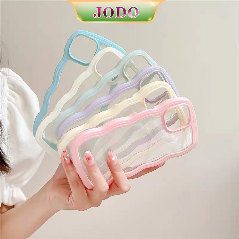 Ốp Điện Thoại TPU Mềm Chống Sốc Kết Cấu Gợn Sóng HD Cho iPhone 14 13 12 11 Pro Promax 6 6S 7 8 Plus X XR XSMax SE