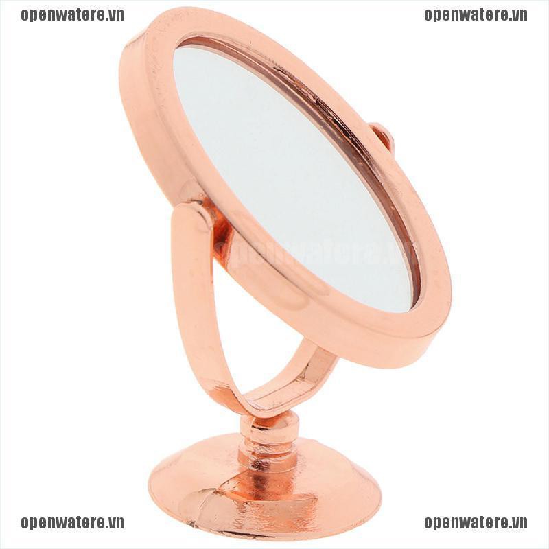 OPENE 1/12 Dollhouse Miniature Metal Mirror furniture Gold/ silver/rose Gold VN