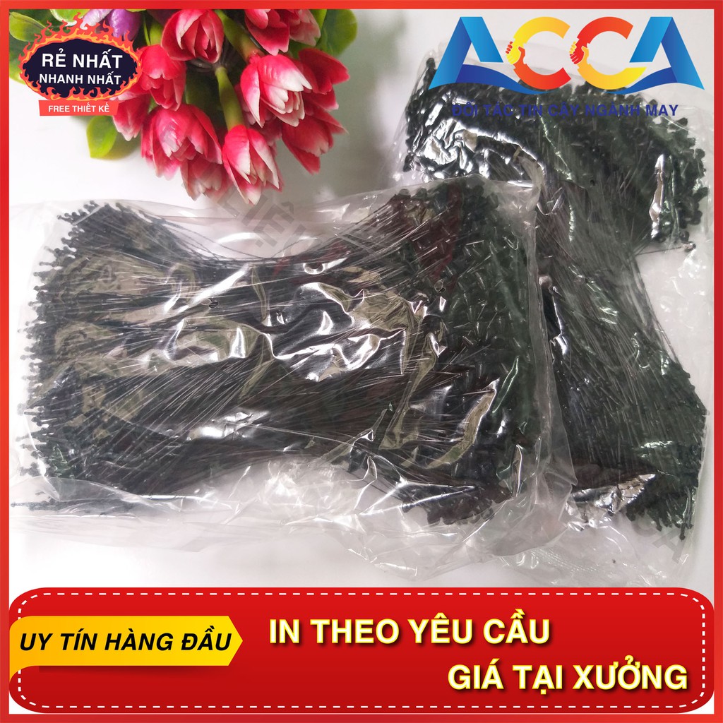 _ 1000 DÂY TY XỎ NHỰA TREO THẺ TAG QUẦN ÁO_XƯỞNG NHÃN MÁC ACCA_CHUYÊN IN ẤN MÁC QUẦN ÁO THEO YÊU CẦU GIÁ RẺ