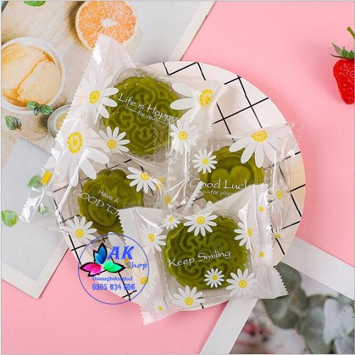 SET 10 TÚI + KHAY ĐỰNG BÁNH TRUNG THU 50GR~125GR