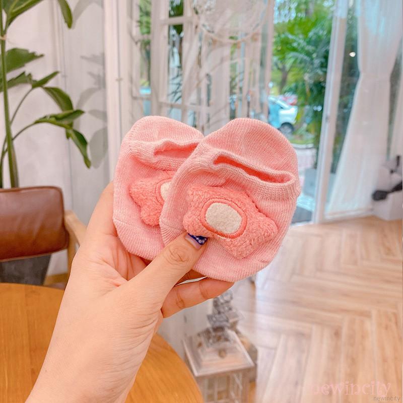 Vớ cotton mềm mại Unisex kiểu dáng hoạt hình dễ thương phong cách Hàn Quốc