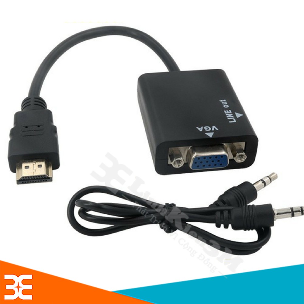 Mua Ngay Cáp Chuyển HDMI To VGA Có Âm Thanh