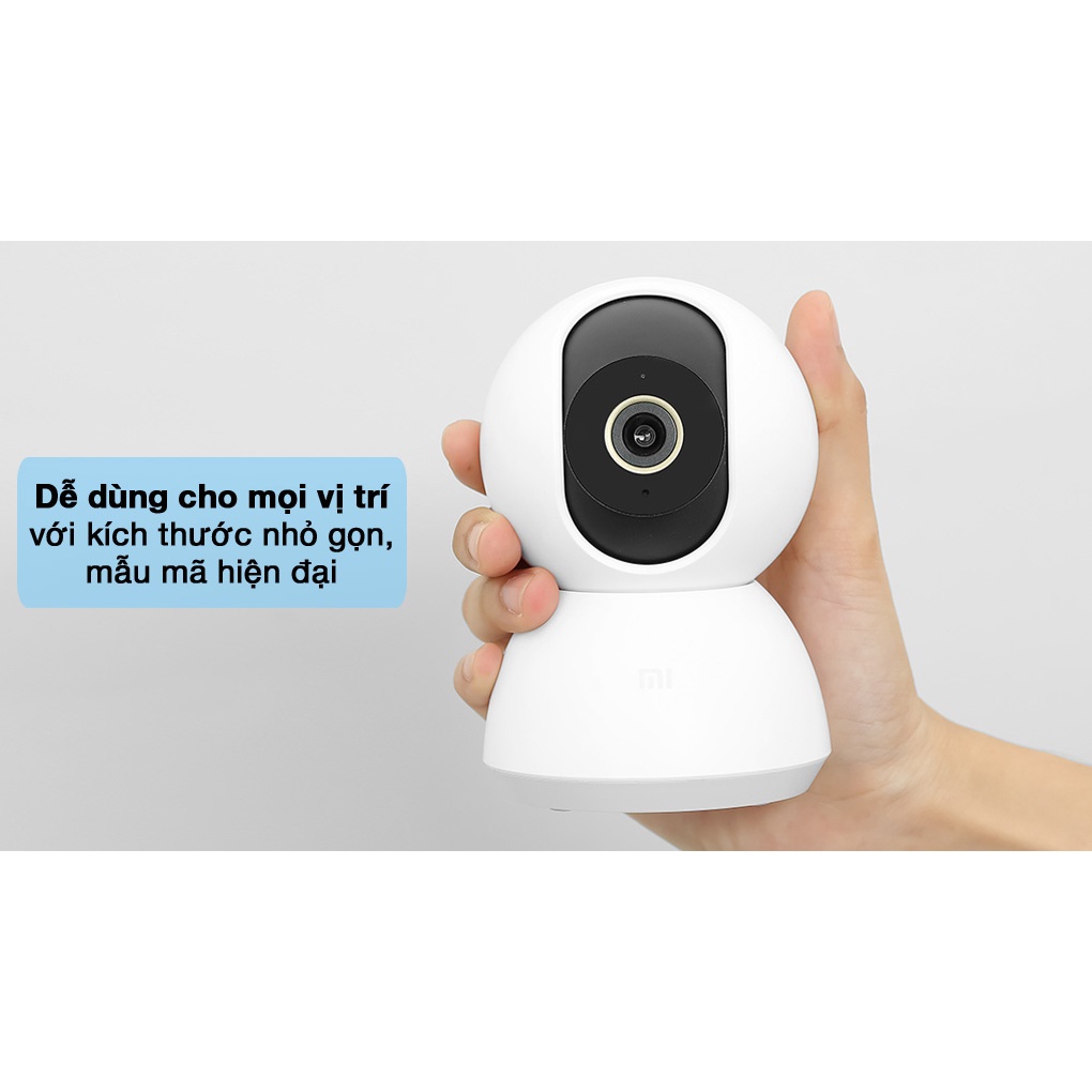 Camera Wifi không dây IP Mi Home 360 Độ 2K Xiaomi, Trắng (BHR4457GL) - Hàng Chính Hãng 2 NĂM