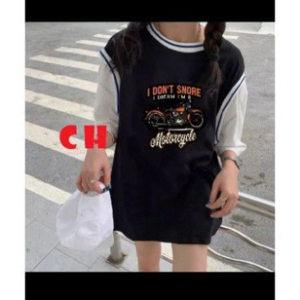 áo thun phối tay raplang Morto cổ chạy viền, áo phông hè chất cotton ngắn tay form thụng unisex freesize nam nữ mặc nhóm