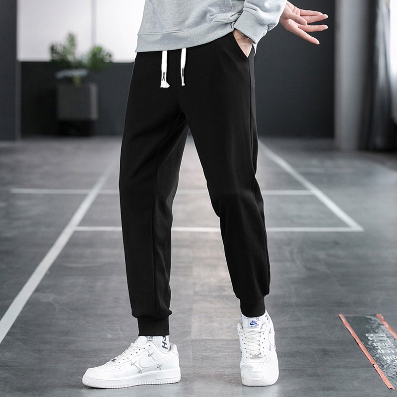 Quần Dài Thể Thao Màu Sắc Đơn Giản Phong Cách Hàn Quốc Cho Nam