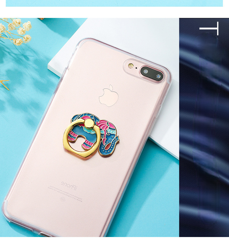 New Delicate Cute Animal Unicorn Elephant Rabbit Alpaca Cell Phone Ring Holder Desktop Phone Buckle Dây điện thoại di động | BigBuy360 - bigbuy360.vn
