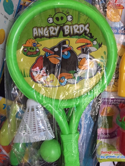Đồ chơi vợt đánh cầu , bóng Angry Birds