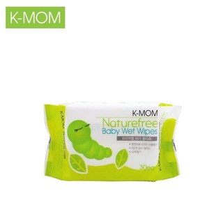 Khăn ướt K-Mom vân trơn gói 30 chiếc