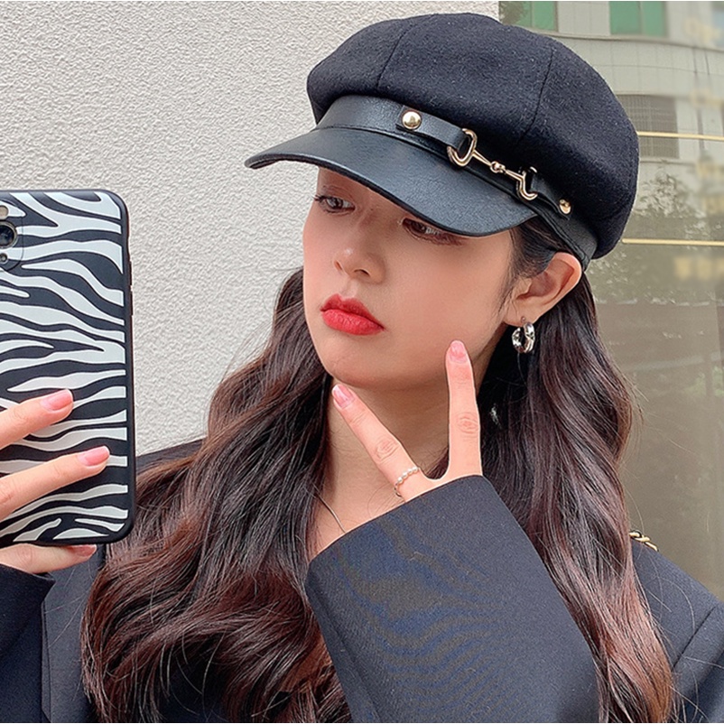 Nón beret da phong cách retro dành cho nữ