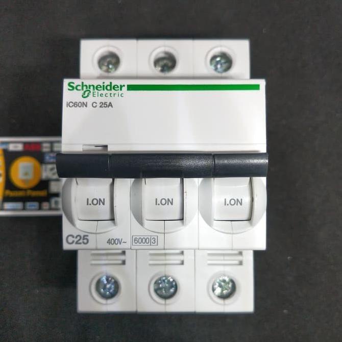 Mcb SCHNEIDER iC60N 3P 25A