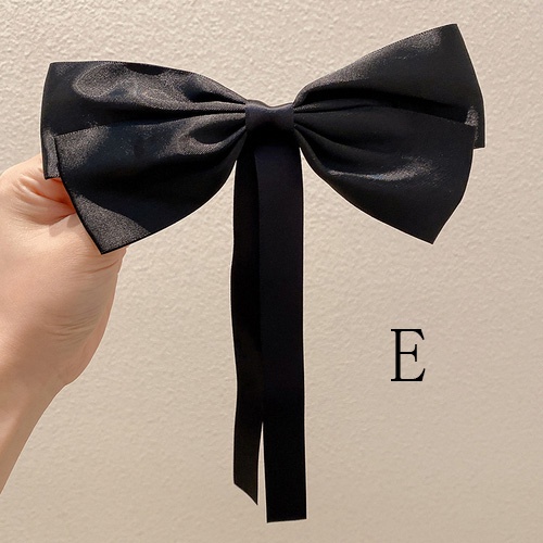 Kẹp Tóc Hình Nơ Lớn Bằng Ruy Băng Thời Trang Hàn Quốc Cho Nữ
