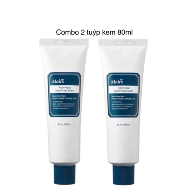 Kem Dưỡng Da Klairs Rich Moist Soothing Cream 20g