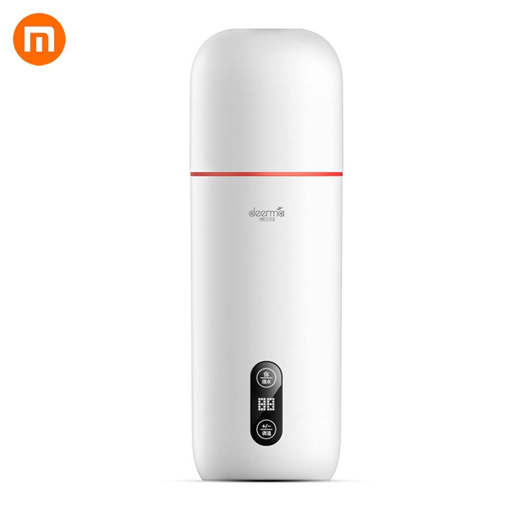 Bình đun nước bằng điện Xiaomi Deerma 350ML cách nhiệt có màn hình hiển thị điều khiển cảm ứng thông minh