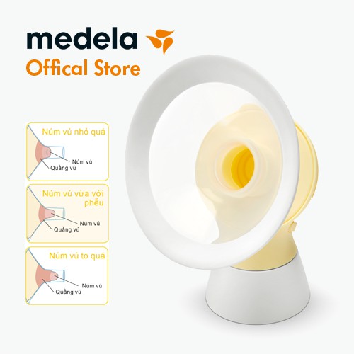 Phụ kiện máy hút sữa|Medela phễu Flex(21/24/27/30mm)1chiếc-hợp với mọi hình dạng bầu ngực