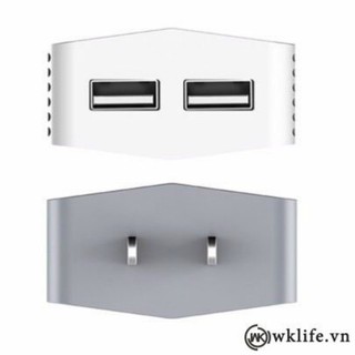 Cốc Sạc 2 Cổng USB 5V 2.4A Hoco C13B