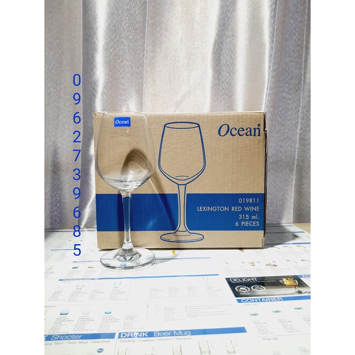 Bộ 6 Ly Rượu Vang Ocean 19R11 (315ml)