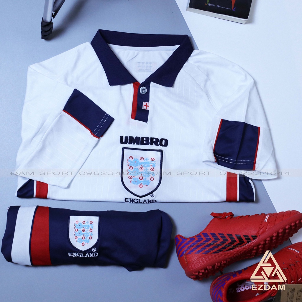 Bộ áo đá bóng đá banh đội tuyển Anh bản UMBRO CAO CẤP 2021-Áo đá bóng đẹp-Hàng thái xịn_QL-14