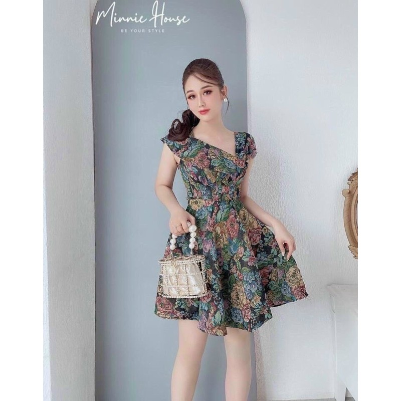 👍Đầm hoa bố cao cấp xịn xò hơn nhé.