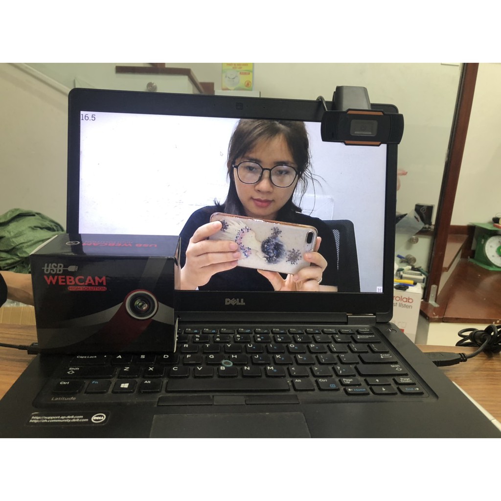 Webcam Kẹp màn có Mic cho máy tính độ nét 1080P