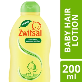 Image of Zwitsal Baby Hair Lotion Aloe Vera Kemiri Seledri 200 Ml - Pelebat Rambut Bayi