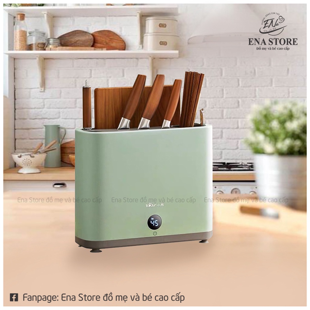 Máy Sấy Tiệt Trùng Dao Thớt Đũa Khử Khuẩn TIA UV BEAR XDQ-B01Q1 - BẢN QUỐC TẾ CHÍNH HÃNG