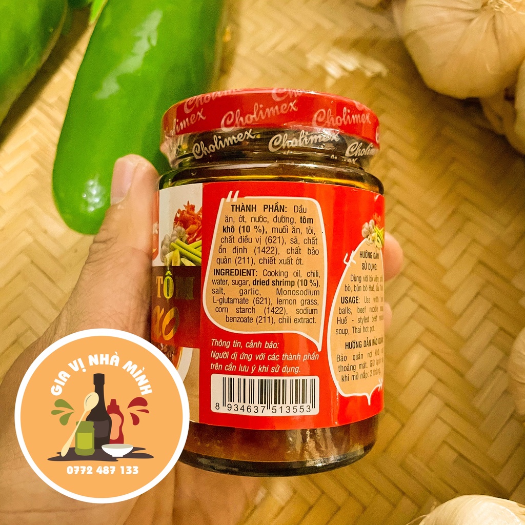 SA TẾ TÔM XO CHOLIMEX- HỦ 170GR