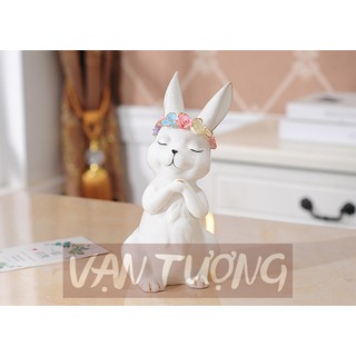 Đôi Thỏ Trắng Tỏ Tình Siêu Dễ Thương