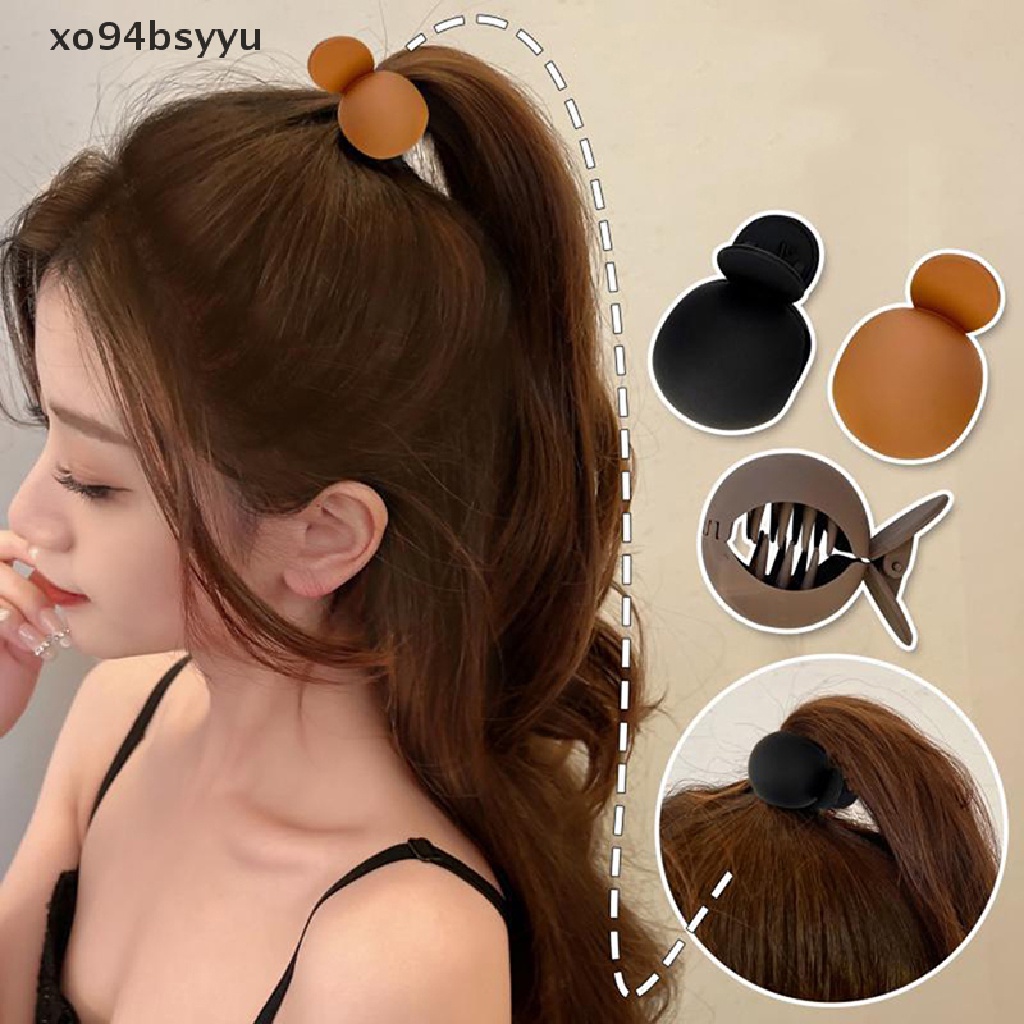 Kẹp Tóc Càng Cua Xo94Bsyu Họa Tiết Hình Học Màu Trơn Cố Định Tóc Đuôi Ngựa Thích Hợp Làm Quà Tặng Cho Bạn