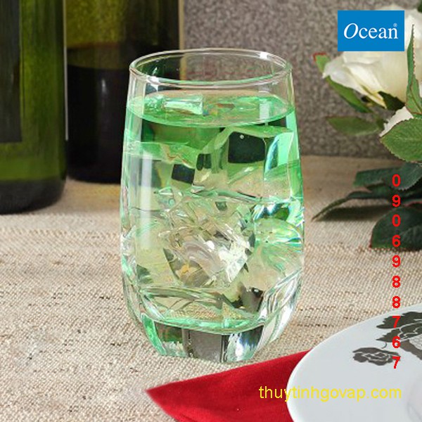 [Đại lý Ocean]Bộ 6 Cốc ly kim cương thủy tinh thái lan Ocean Charisma Hi Ball 335ml B22711