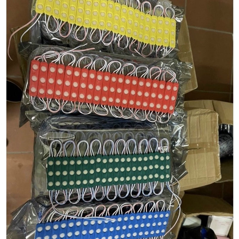 Led module 2835 đủ màu 12V vỉ 20 thanh 3 mắt – LEDFUTURE