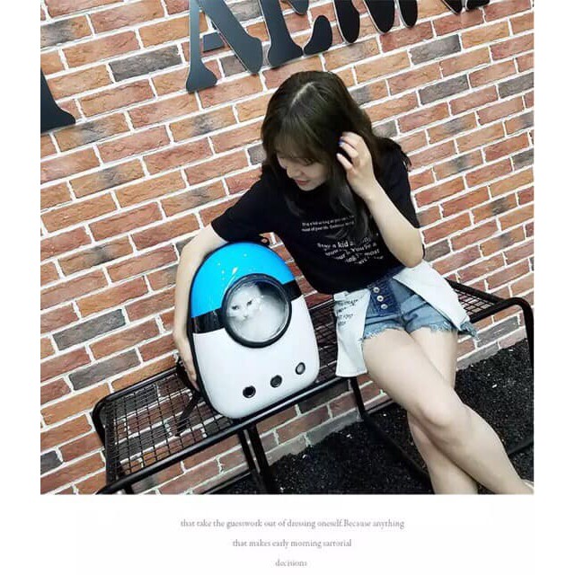 Balo phi hành gia cho chó mèo