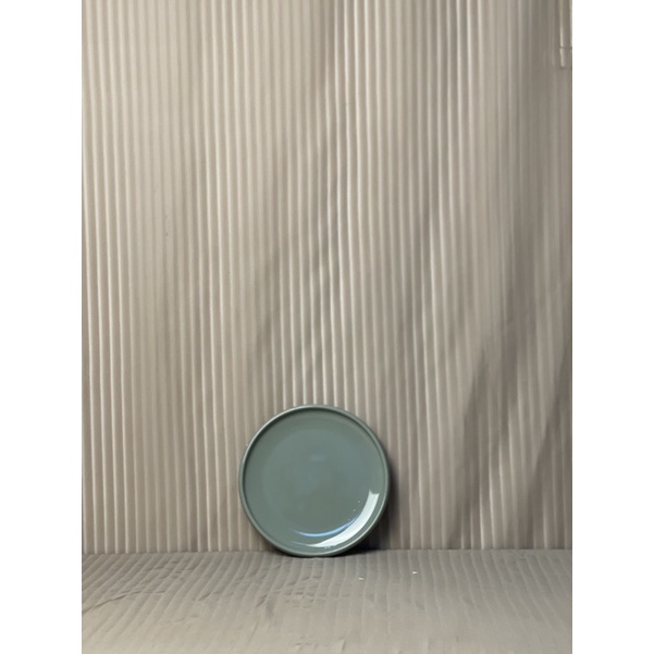 Dĩa Sứ Cao Cấp Men Bóng Màu Lam Vintage 16cm Phong Cách Tối Giản Sang Trọng - Bảo Hành Vận Chuyển - Bany Decor