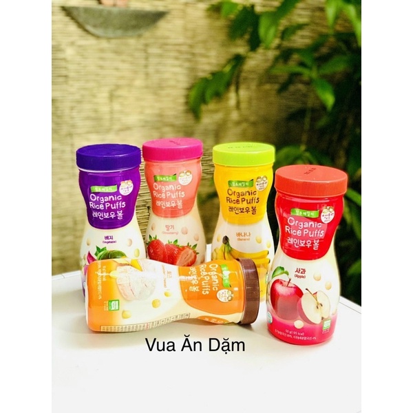 Bánh ăn dặm hữu cơ dạng viên tròn Farm To Baby (50G) Hàn Quốc cho bé từ 7 tháng