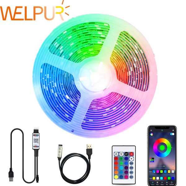 Dây đèn LED 60 bóng SMD2835 dài 1M 2M 3M 4M 5M tùy chọn trang trí nhà cửa chất lượng cao