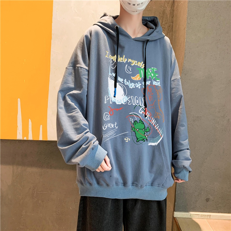 Áo hoodie IFNICEFUTURE có nón dài tay thời trang dành cho nam