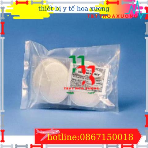 [Hàng Chính Hãng] Bông Băng Mắt Bảo Thạch 5X7CM Bảo Vệ Mắt Sau Phẩu Thuật Goi 10 Cái