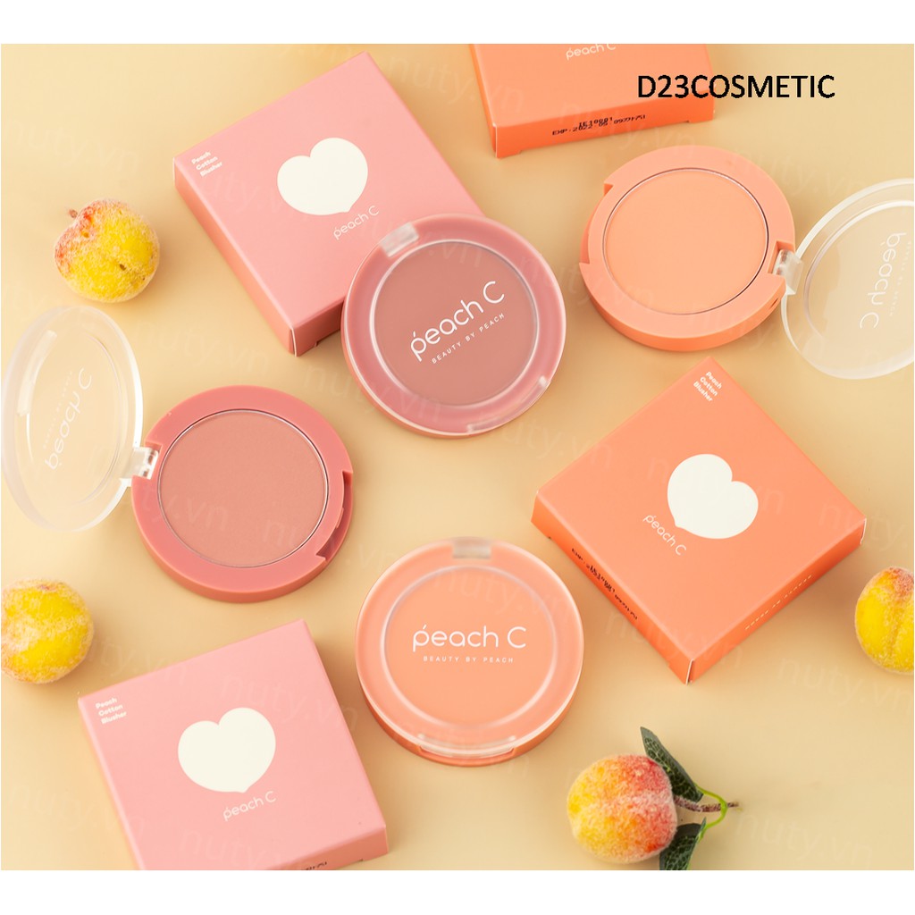 Phấn Má Hồng Dạng Nén Ngọt Ngào Peach C Peach Cotton Blusher