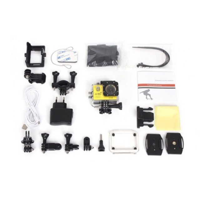❧[ Xả hàng cuối năm] Camera hành trình thể thao 4K Wifi gắn xe máy A19 kết nối điện thoại - Có remote đi kèm | BigBuy360 - bigbuy360.vn
