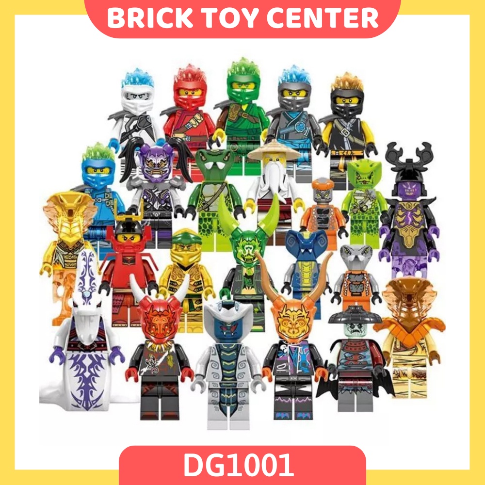 Đồ chơi lắp ráp giá rẻ DG1001-2 mô hình minifigures 48 nhân vật ninjago season 11 siêu đẹp dành cho bé