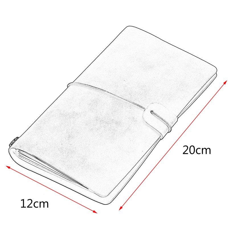 Sổ ghi chép đa năng có bìa bằng da sang chảnh | BigBuy360 - bigbuy360.vn